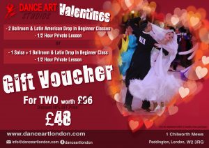 valentines day gift dance lessons voucher